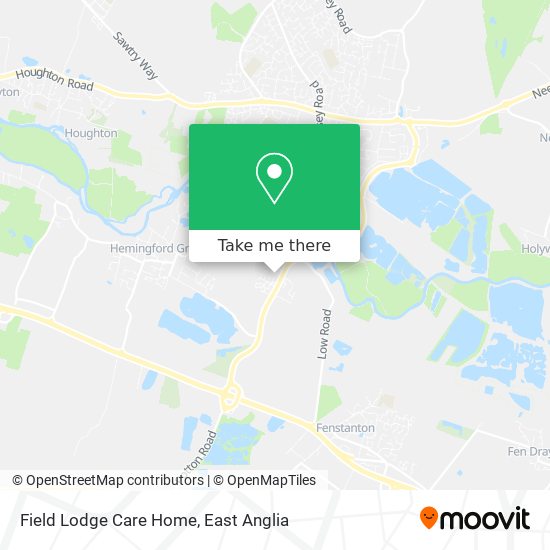 Field Lodge Care Home map