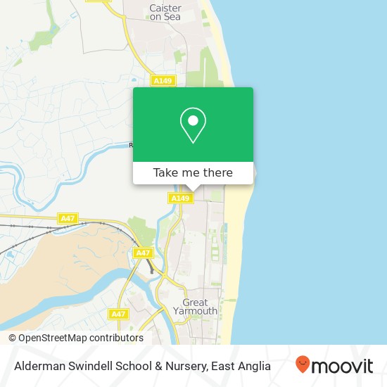 Alderman Swindell School & Nursery, Beresford Road Great Yarmouth Great Yarmouth NR30 4 map