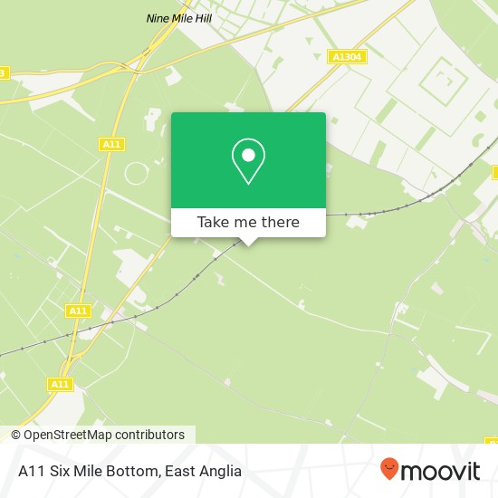 A11 Six Mile Bottom, null map