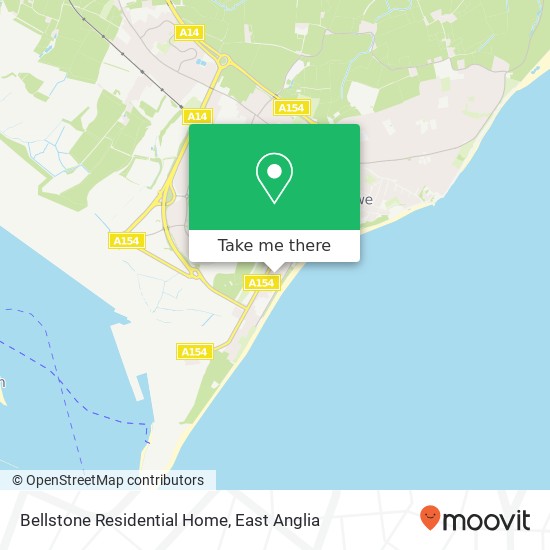 Bellstone Residential Home, 23 Beach Road West Felixstowe Felixstowe IP11 2 map