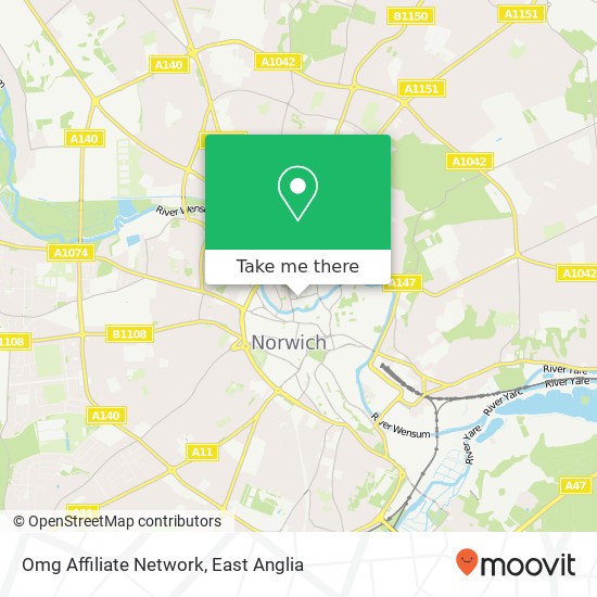 Omg Affiliate Network, Water Lane Norwich Norwich NR3 1 map