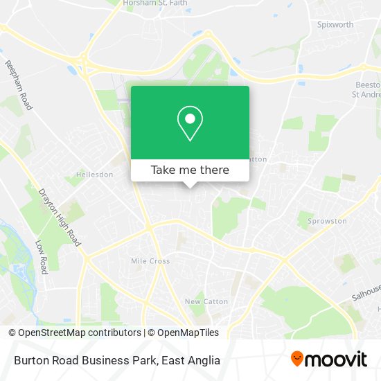 Burton Road Business Park map