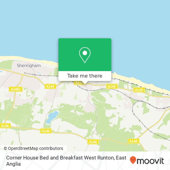 Corner House Bed and Breakfast West Runton, Station Road West Runton Cromer NR27 9 map