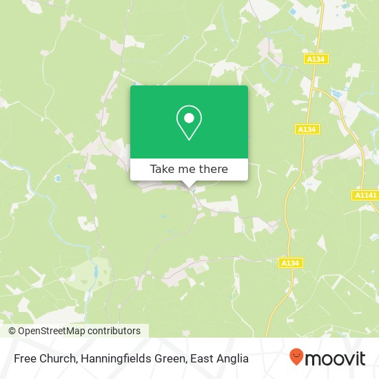 Free Church, Hanningfields Green map