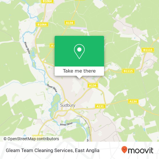 Gleam Team Cleaning Services, 34 Talbot Road Sudbury Sudbury CO10 1 map