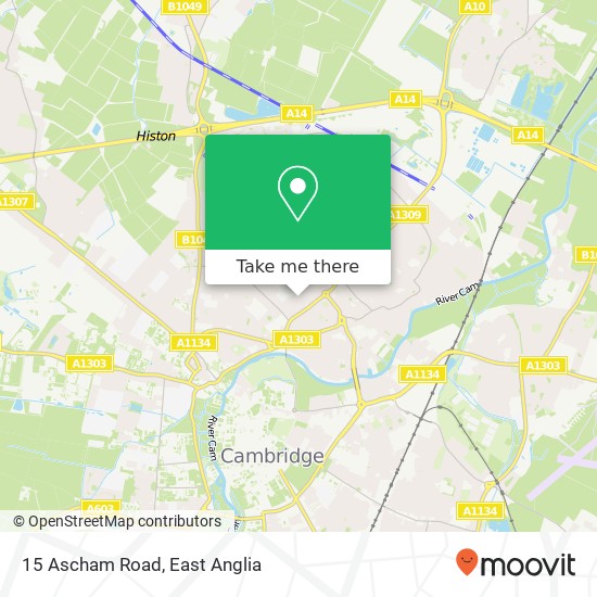 15 Ascham Road, Cambridge Cambridge map