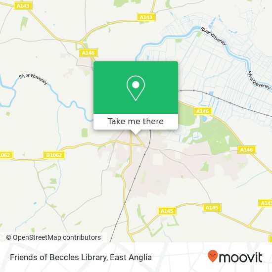 Friends of Beccles Library map
