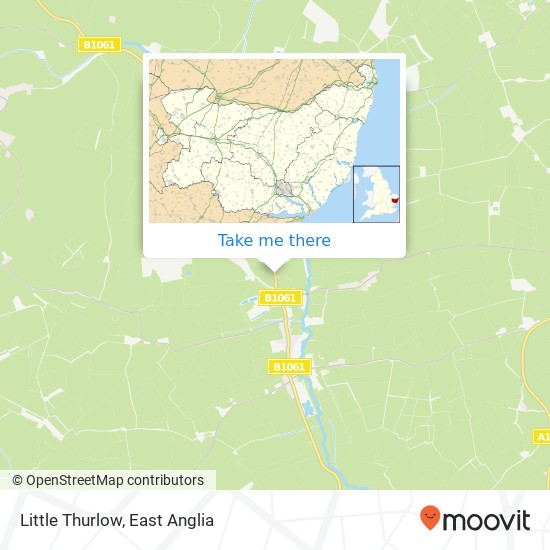 Little Thurlow map