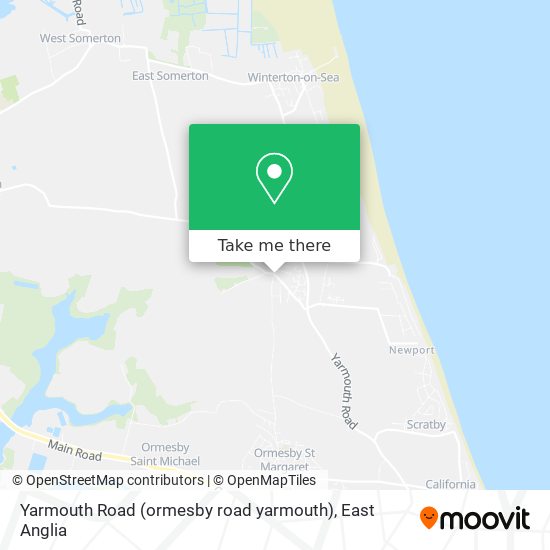 Yarmouth Road (ormesby road yarmouth) map