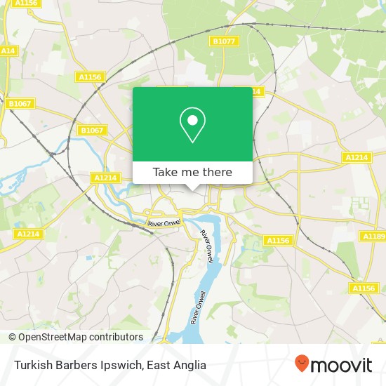 Turkish Barbers Ipswich, 8 Tacket Street Ipswich Ipswich IP4 1 map