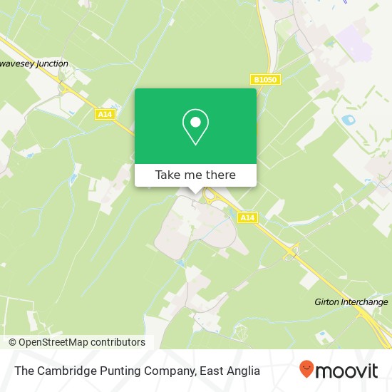 The Cambridge Punting Company map