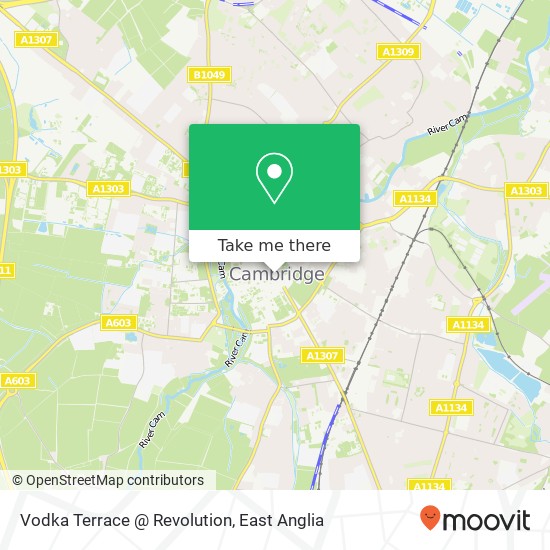 Vodka Terrace @ Revolution map