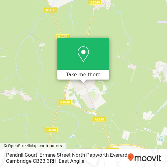 Pendrill Court, Ermine Street North Papworth Everard Cambridge CB23 3RH map