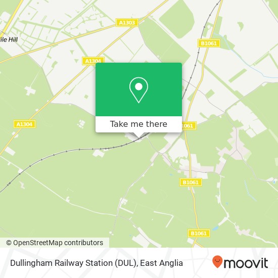 Dullingham Railway Station (DUL), Station Road map