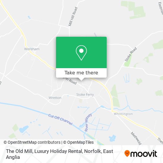 The Old Mill, Luxury Holiday Rental, Norfolk map