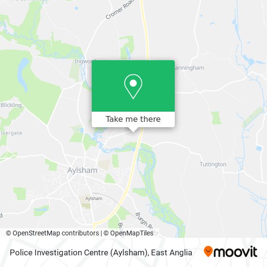 Police Investigation Centre (Aylsham) map