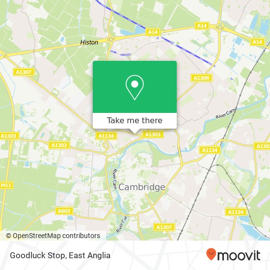 Goodluck Stop, 33 Victoria Road Cambridge Cambridge CB4 3BW map