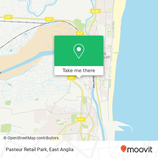 Pasteur Retail Park map