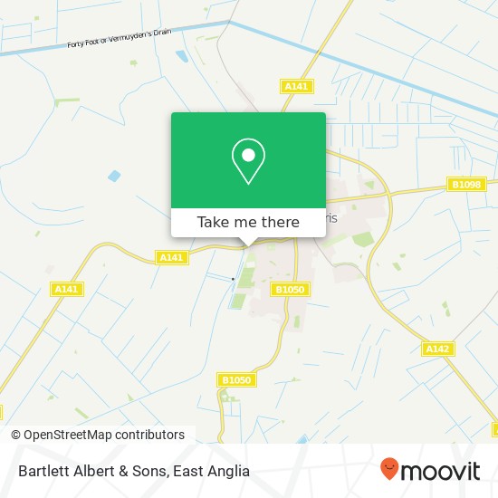 Bartlett Albert & Sons, Huntingdon Road Chatteris Chatteris PE16 6 map