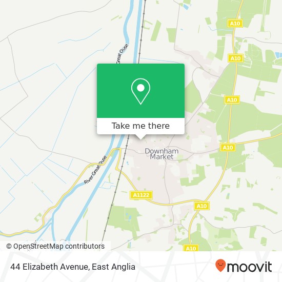 44 Elizabeth Avenue, Downham Market Downham Market map