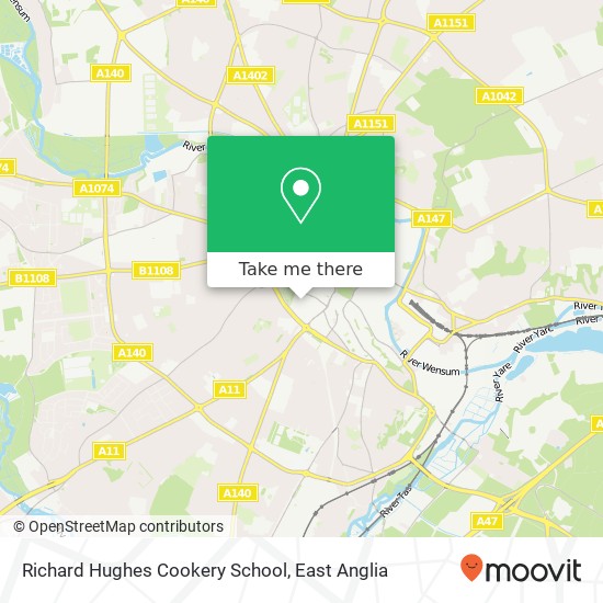 Richard Hughes Cookery School, Chantry Road Norwich Norwich NR2 1 map