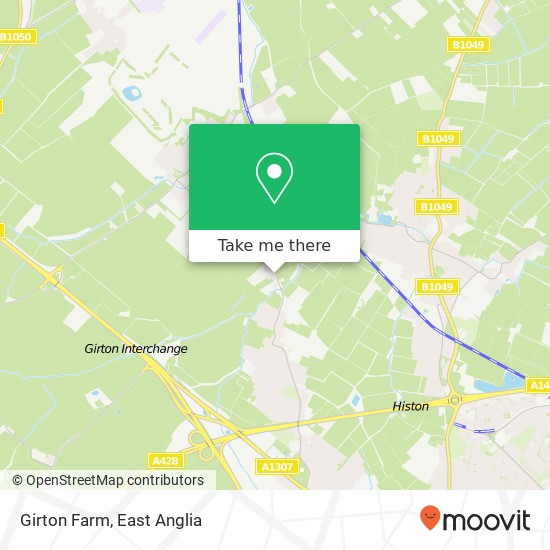 Girton Farm map