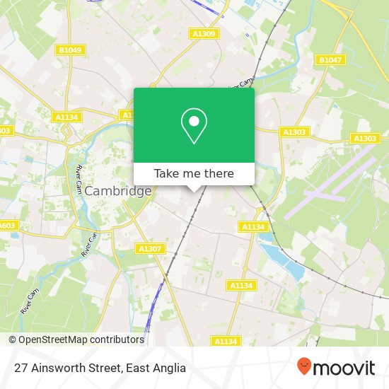 27 Ainsworth Street, Cambridge Cambridge map