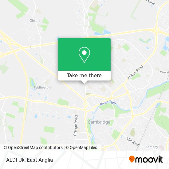 ALDI Uk map