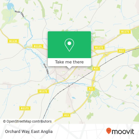 Orchard Way map