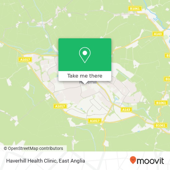 Haverhill Health Clinic, Camps Road Haverhill Haverhill CB9 8HF map