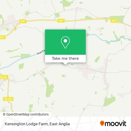 Kensington Lodge Farm map