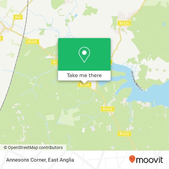 Annesons Corner map