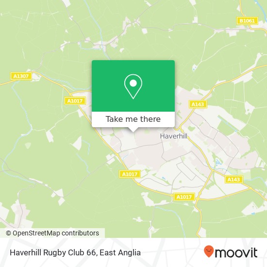 Haverhill Rugby Club 66, School Lane Haverhill Haverhill CB9 9 map