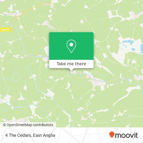 4 The Cedars, Lower Somersham Ipswich map