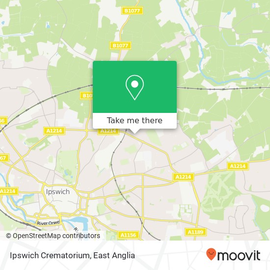 Ipswich Crematorium, null map
