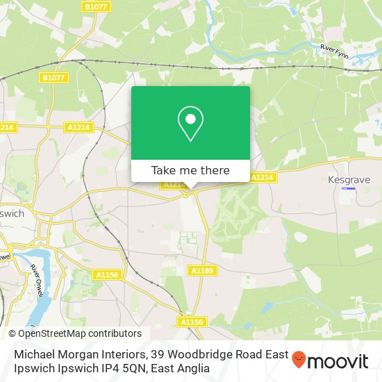 Michael Morgan Interiors, 39 Woodbridge Road East Ipswich Ipswich IP4 5QN map