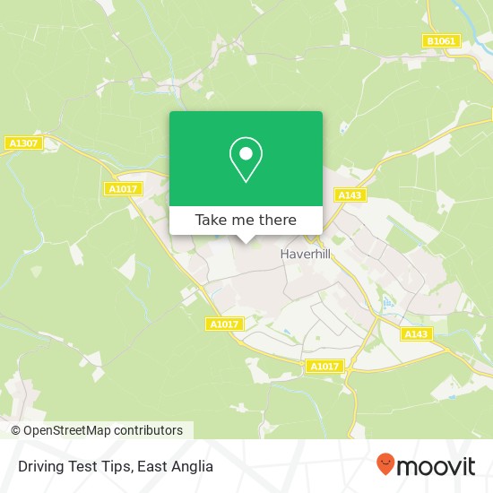 Driving Test Tips, Balmoral Drive Haverhill Haverhill CB9 9 map