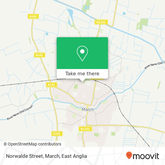 Norwalde Street, March map