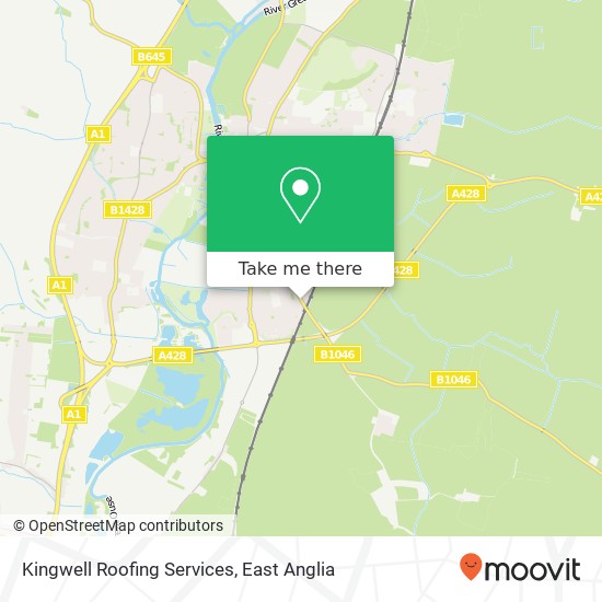 Kingwell Roofing Services map