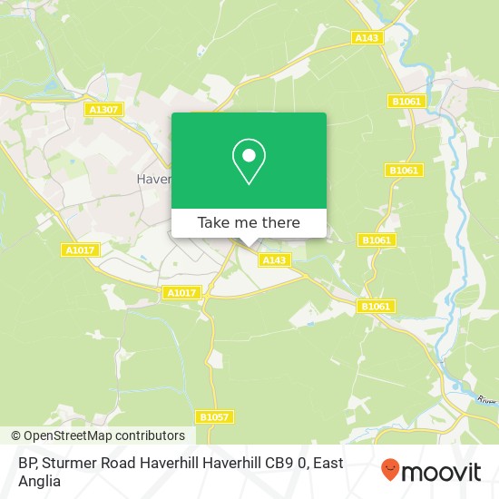 BP, Sturmer Road Haverhill Haverhill CB9 0 map
