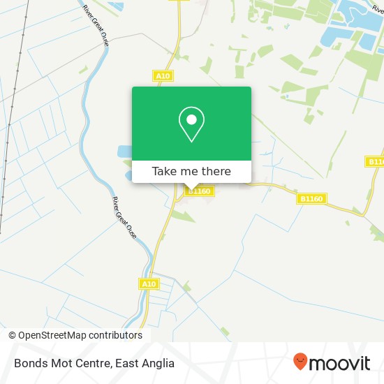 Bonds Mot Centre, Westgate Street Southery Downham Market PE38 0 map