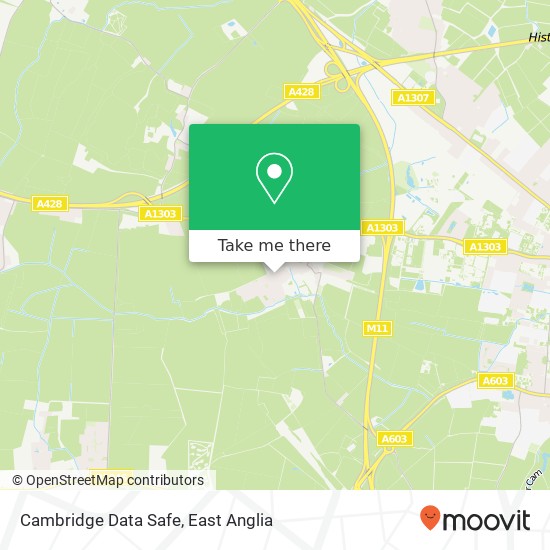 Cambridge Data Safe, Sadlers Close Coton Cambridge CB23 7 map