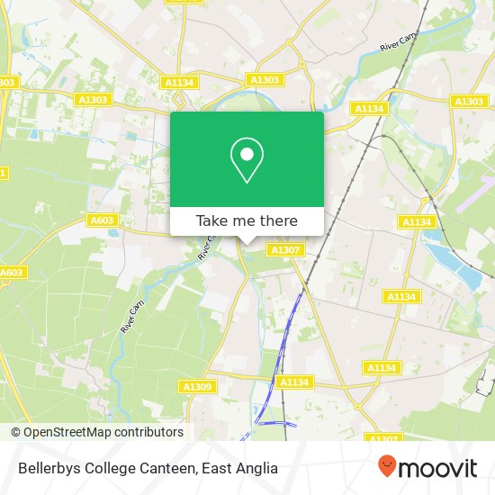 Bellerbys College Canteen map