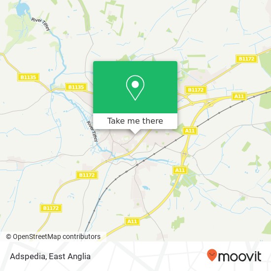 Adspedia, 36 Norwich Road Wymondham Wymondham NR18 0NS map