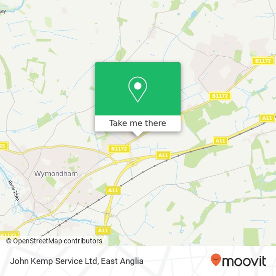 John Kemp Service Ltd, Norwich Common Wymondham Wymondham NR18 0 map