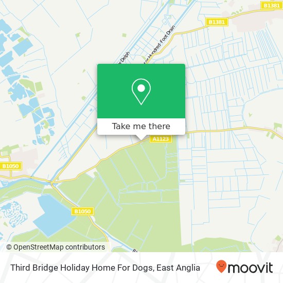 Third Bridge Holiday Home For Dogs, Hill Row Causeway Haddenham Ely CB6 3 map