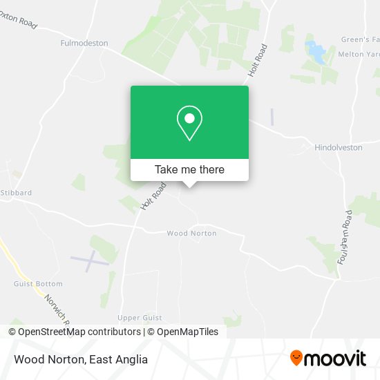 Wood Norton map