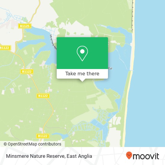 Minsmere Nature Reserve map