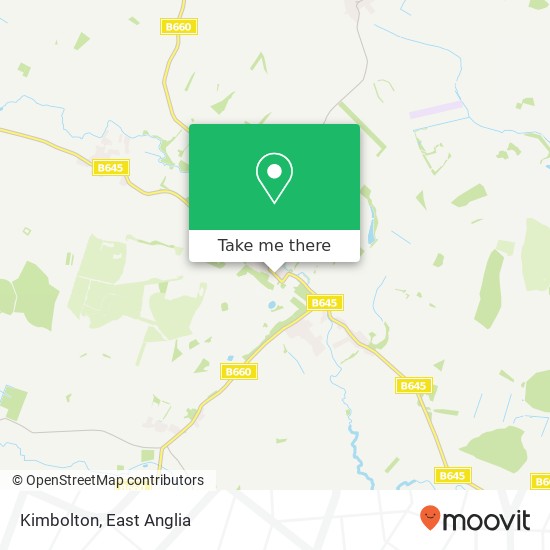 Kimbolton map