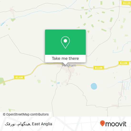 هینگهام، نورفک map